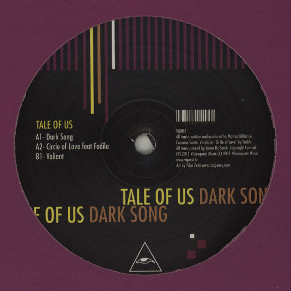 Vinile Tale Of Us Dark Song EP Visionquest 2011